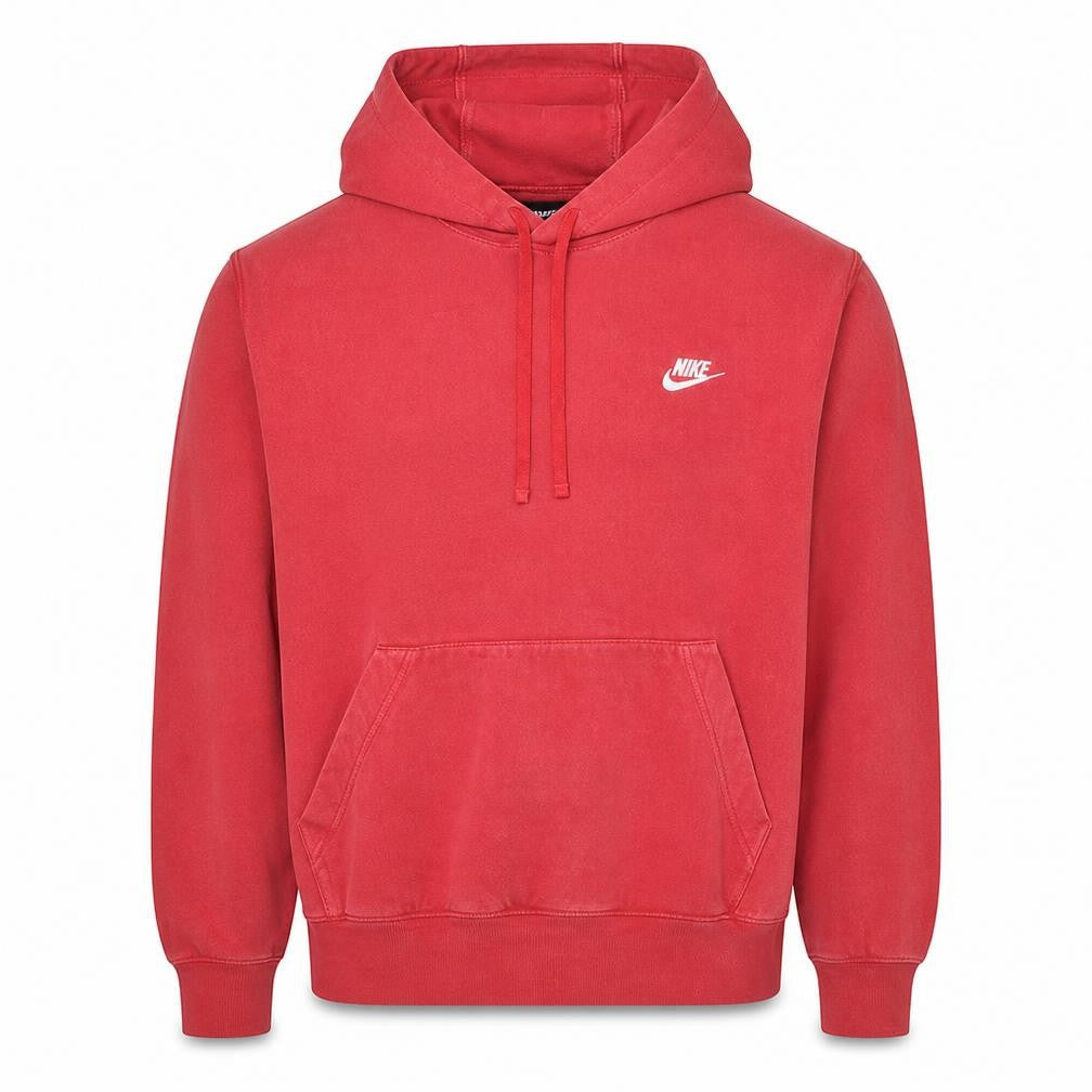 Mens UK Size S Nike Red Pullover Hoodie