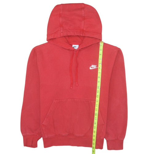 Mens UK Size S Nike Red Pullover Hoodie