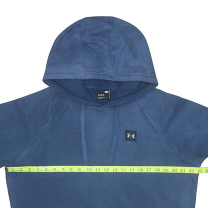 Mens UK Size L Under armour Blue Pullover Hoodie