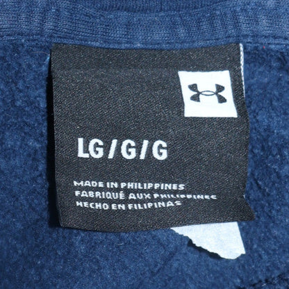Mens UK Size L Under armour Blue Pullover Hoodie