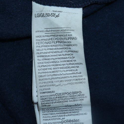 Mens UK Size L Under armour Blue Pullover Hoodie