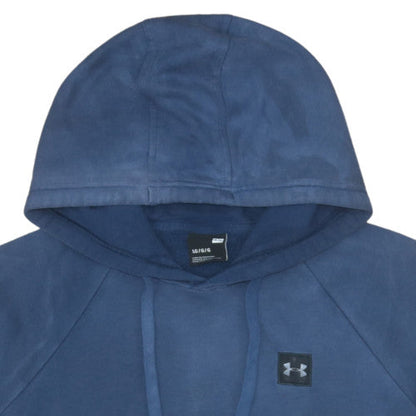 Mens UK Size L Under armour Blue Pullover Hoodie