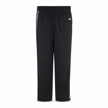 Front view of adidas Men's Black Jogger Trousers, size M, Lightweight Sports Pants