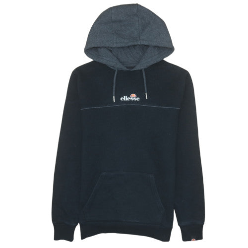 Mens UK Size L ellesse Black Pullover Hoodie