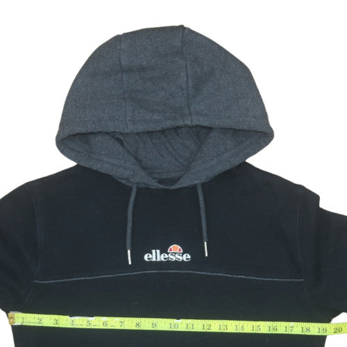 Mens UK Size L ellesse Black Pullover Hoodie