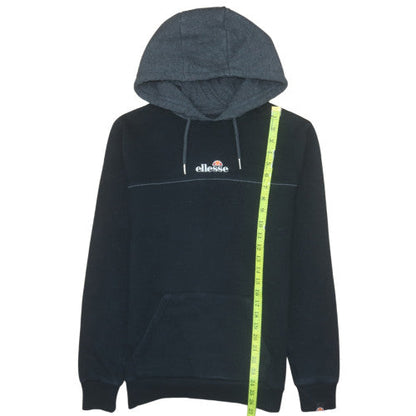 Mens UK Size L ellesse Black Pullover Hoodie