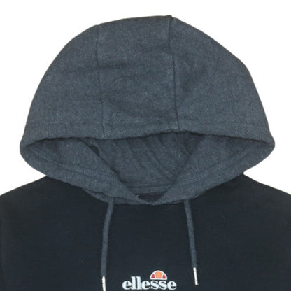Mens UK Size L ellesse Black Pullover Hoodie