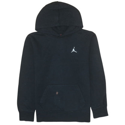 Jordan Boys Black Pullover Hoodie XL 13-15 Years Logo Print Sweatshirt