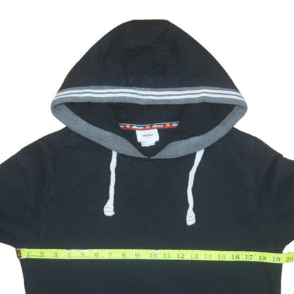 Mens UK Size S ellesse Black Pullover Hoodie