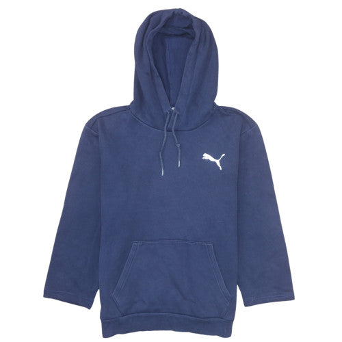 Womens UK Size S PUMA Blue Pullover Hoodie