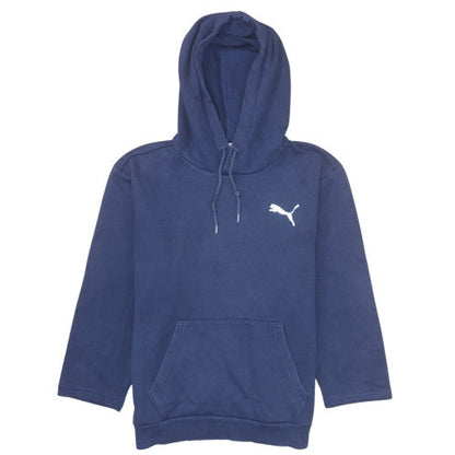 Womens UK Size S PUMA Blue Pullover Hoodie