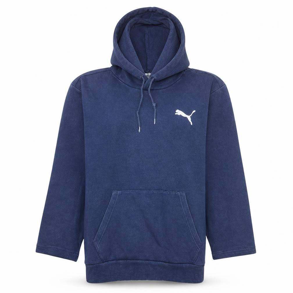 Womens UK Size S PUMA Blue Pullover Hoodie