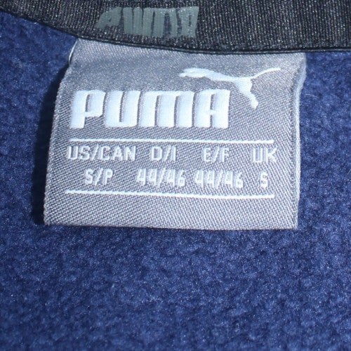 Womens UK Size S PUMA Blue Pullover Hoodie
