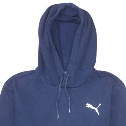 Womens UK Size S PUMA Blue Pullover Hoodie