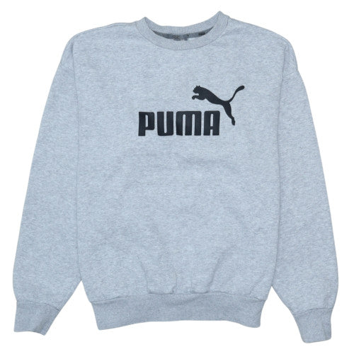Mens UK Size M PUMA Grey Pullover Sweatshirt