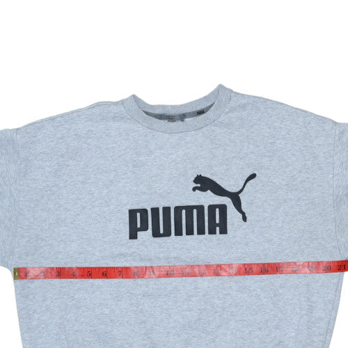Mens UK Size M PUMA Grey Pullover Sweatshirt