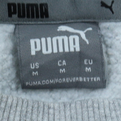 Mens UK Size M PUMA Grey Pullover Sweatshirt