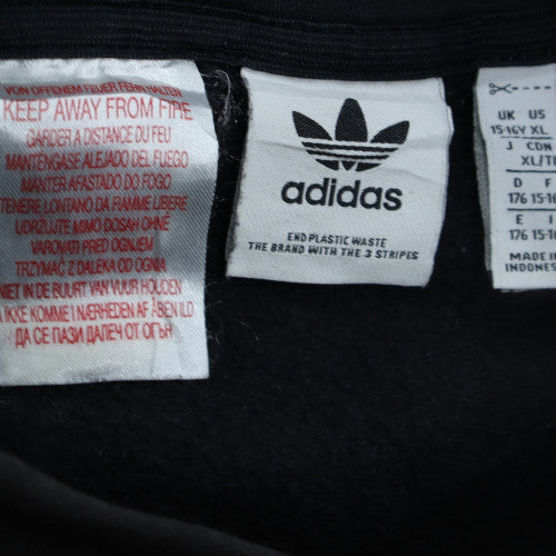 Boys UK Size 15-16 Years adidas Black Pullover Hoodie