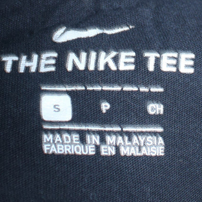 Nike Men's Black Small Crew Neck Sports Cotton T-Shirt