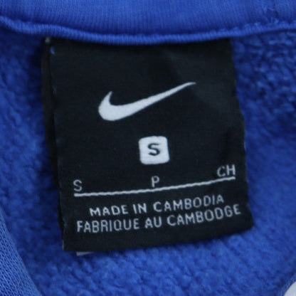 Mens UK Size S Nike Blue Pullover Hoodie