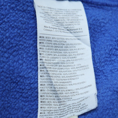 Mens UK Size S Nike Blue Pullover Hoodie