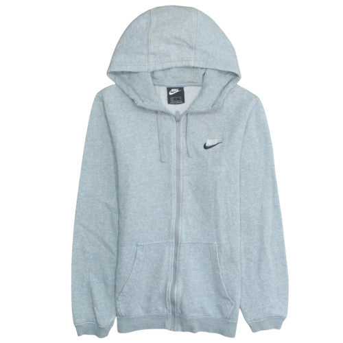 Mens UK Size S Nike Grey Full Zip Hoodie