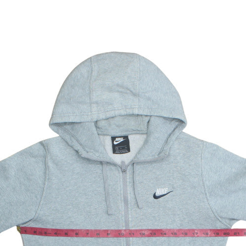 Mens UK Size S Nike Grey Full Zip Hoodie
