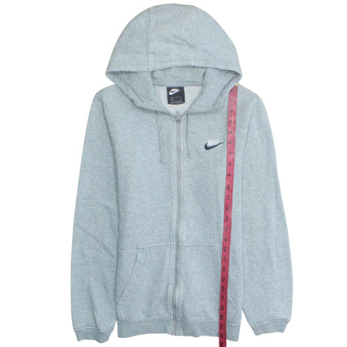 Mens UK Size S Nike Grey Full Zip Hoodie