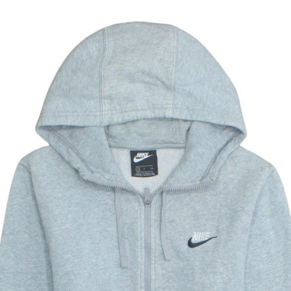Mens UK Size S Nike Grey Full Zip Hoodie