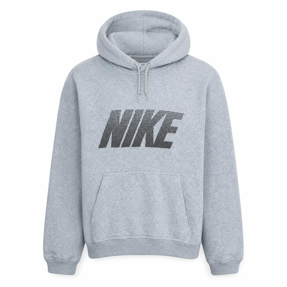 Mens UK Size M Nike Grey Pullover Hoodie
