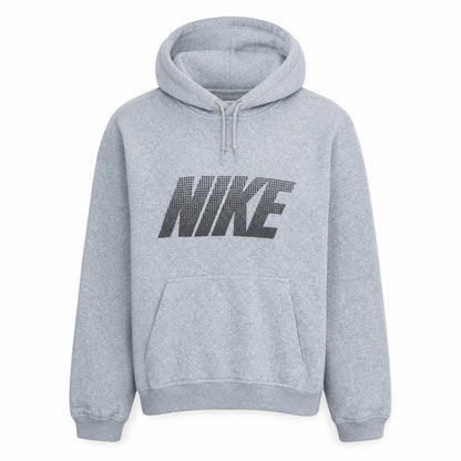 Mens UK Size M Nike Grey Pullover Hoodie