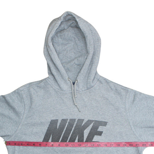 Mens UK Size M Nike Grey Pullover Hoodie