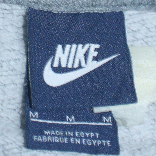 Mens UK Size M Nike Grey Pullover Hoodie