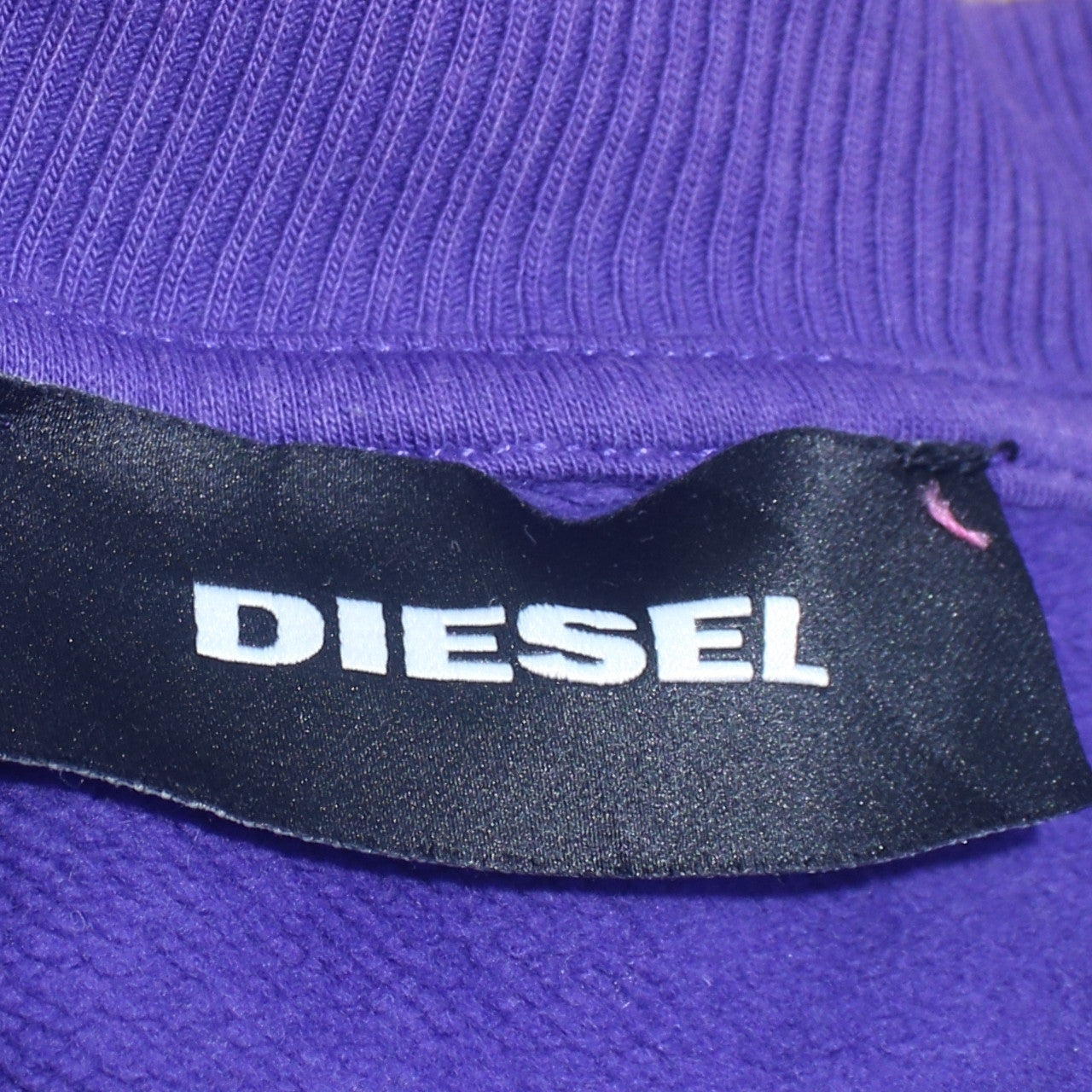 Mens UK Size M Diesel Purple Pullover Sweatshirt