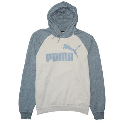 Mens UK Size XL PUMA Grey Pullover Hoodie