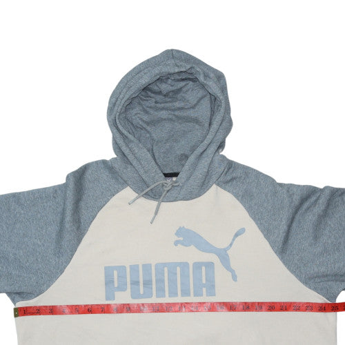 Mens UK Size XL PUMA Grey Pullover Hoodie