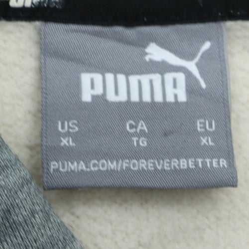 Mens UK Size XL PUMA Grey Pullover Hoodie