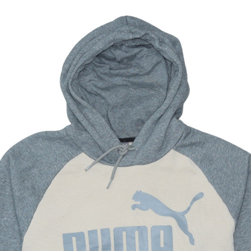 Mens UK Size XL PUMA Grey Pullover Hoodie