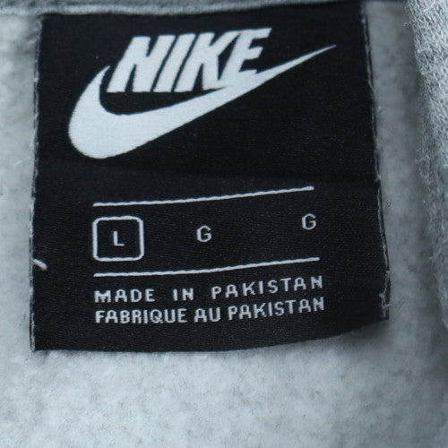 Womens UK Size L Nike Grey Full Zip Hoodie