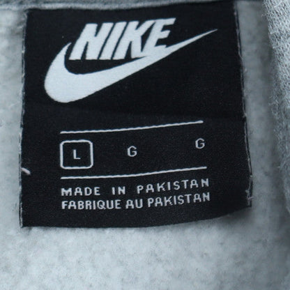 Womens UK Size L Nike Grey Full Zip Hoodie