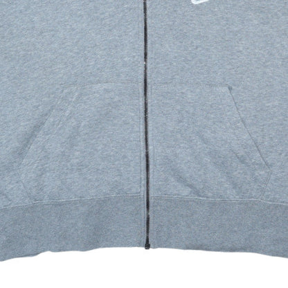Womens UK Size L Nike Grey Full Zip Hoodie