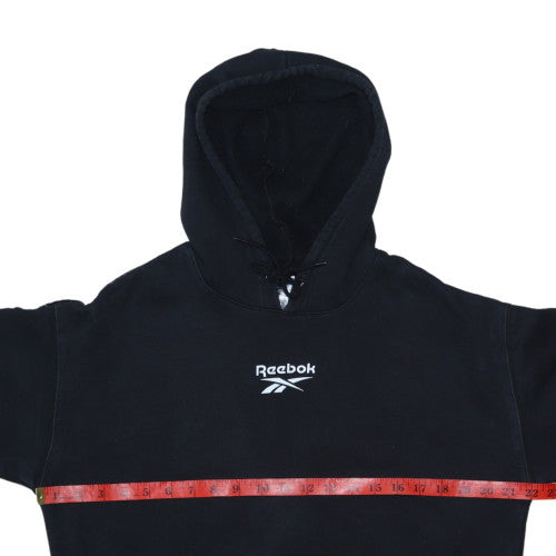 Womens UK Size S Reebok Black Pullover Hoodie
