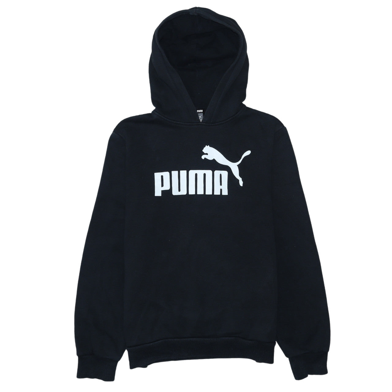 Boys UK Size 13-14 Years PUMA Black Pullover Hoodie