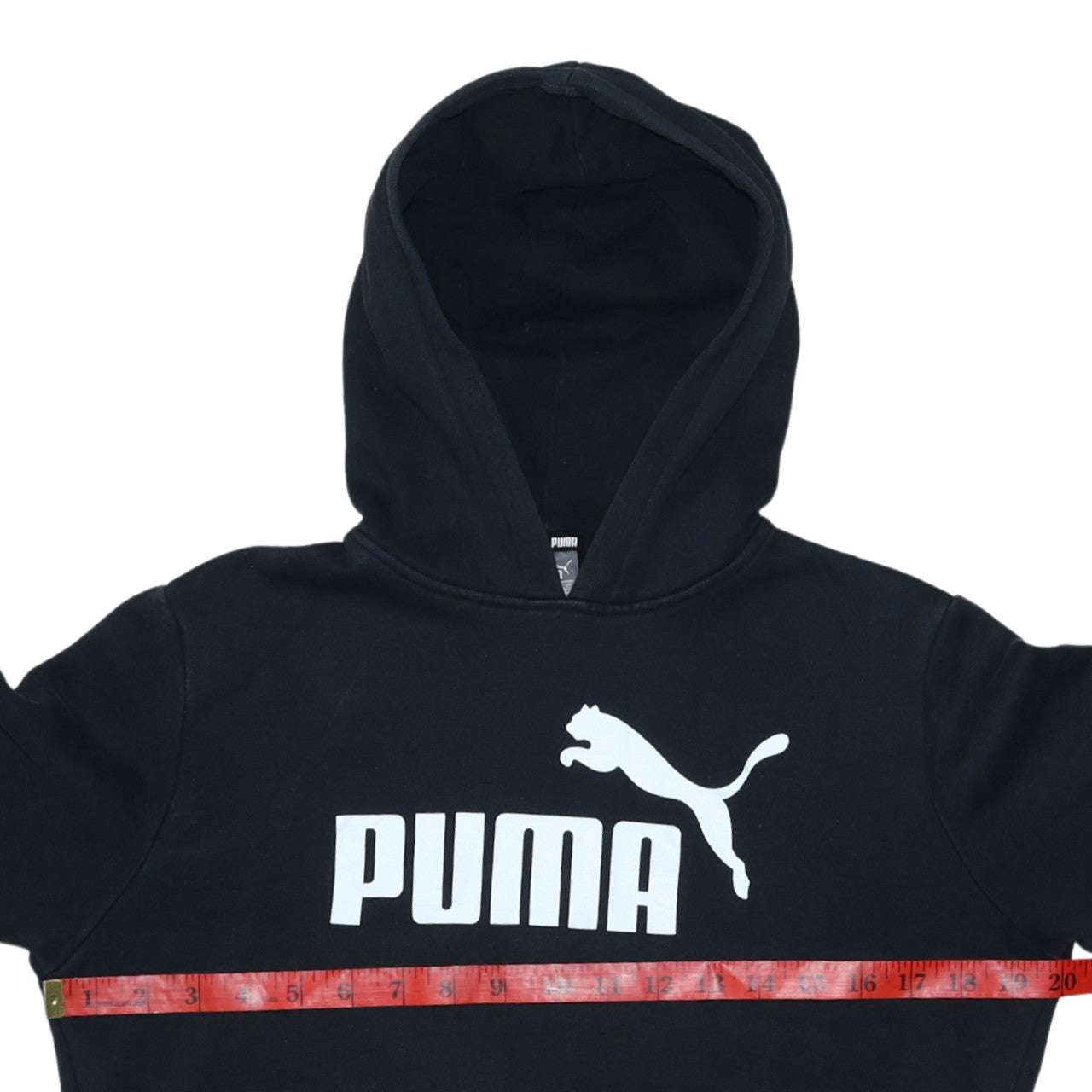 Boys UK Size 13-14 Years PUMA Black Pullover Hoodie