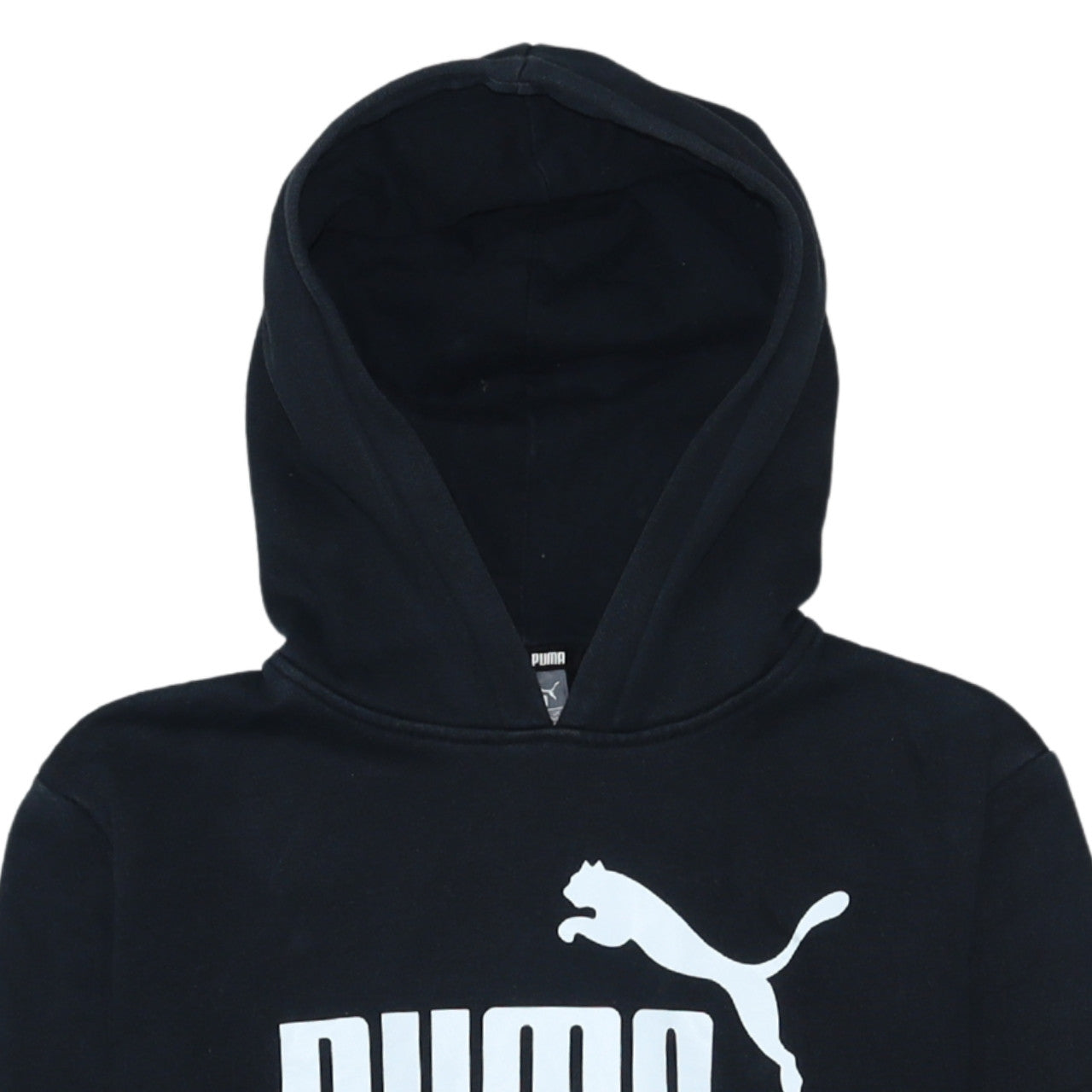 Boys UK Size 13-14 Years PUMA Black Pullover Hoodie