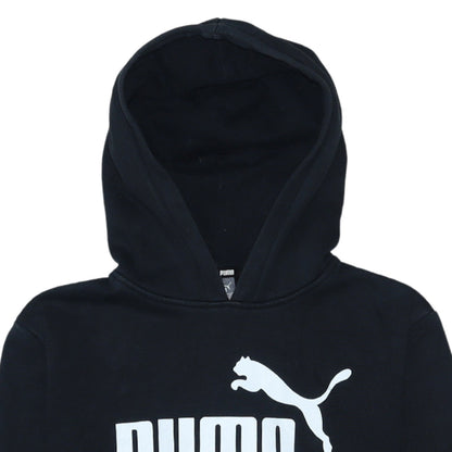 Boys UK Size 13-14 Years PUMA Black Pullover Hoodie
