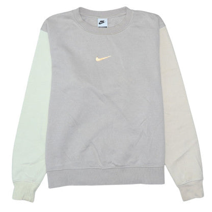 Womens UK Size S Nike Beige Pullover Sweatshirt