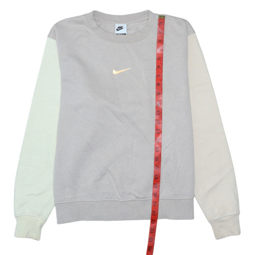 Womens UK Size S Nike Beige Pullover Sweatshirt