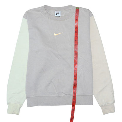 Womens UK Size S Nike Beige Pullover Sweatshirt