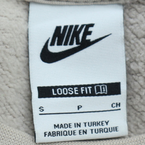 Womens UK Size S Nike Beige Pullover Sweatshirt
